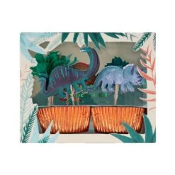 Meri-Meri Dinosaur Kingdom Cupcake Kit (x 24 Toppers)