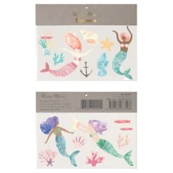 Meri-Meri Mermaid Large Tattoos (x 2)