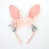 Meri-Meri Embellished Gingham Bunny Headband