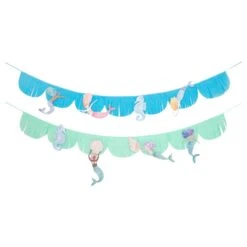Meri-Meri Mermaid Fringe Garland -Meri Meri media eac728d1 fa36 4740 9573 d921bd84283e