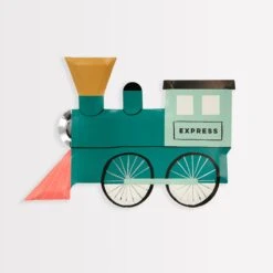 Meri-Meri Train Plates (x 8)