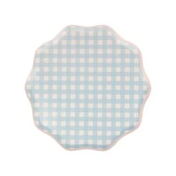 Meri-Meri Gingham Side Plates (x 12) -Meri Meri media ed441dfe 8b2d 4617 9d21 9a3009692b95