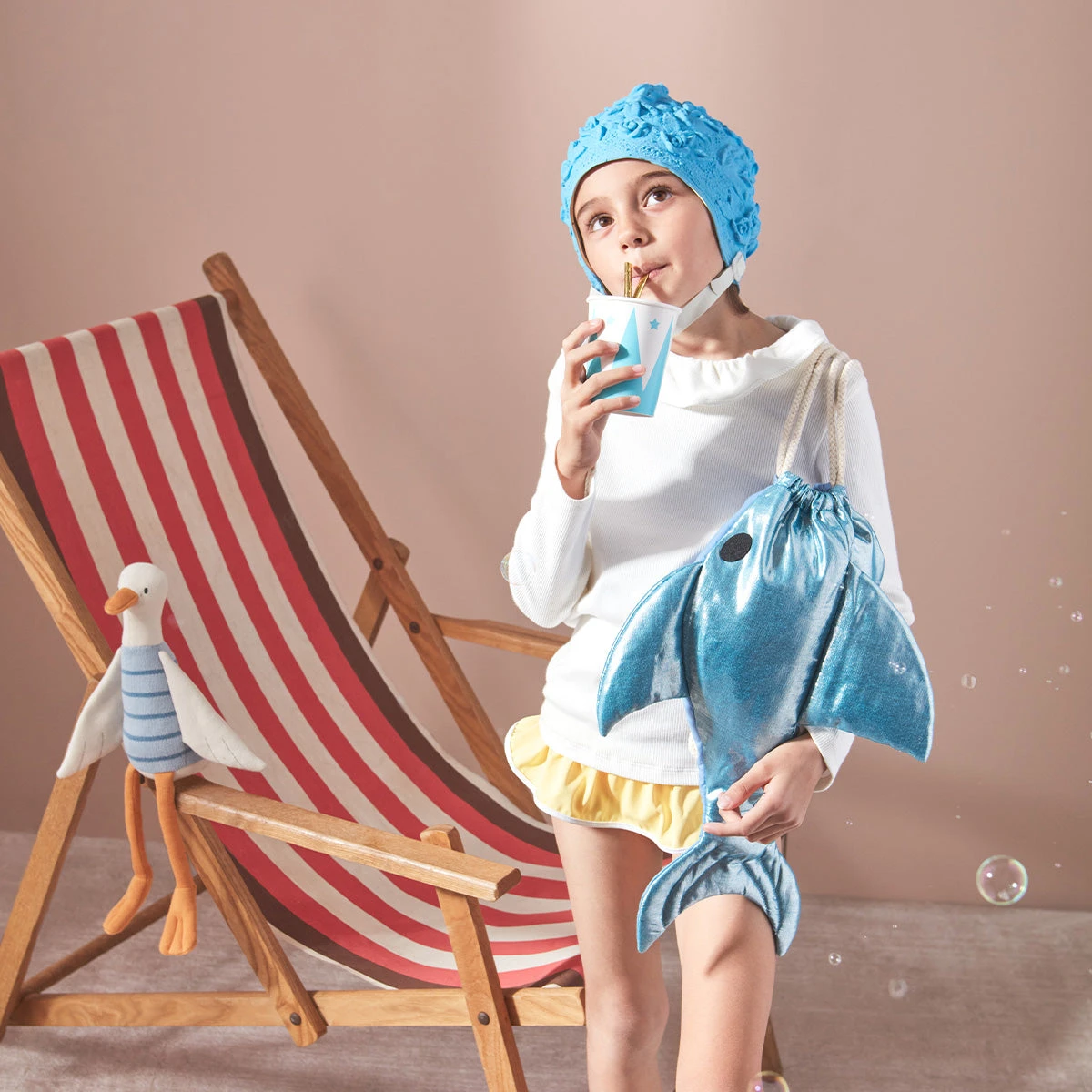 Meri-Meri Shark Backpack 2 Meri-Meri Shark Backpack - Image 2