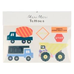 Meri-Meri Construction Tattoos (x 2)