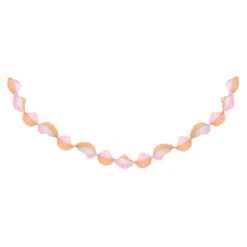 Meri-Meri Peach & Pink Stitched Streamer -Meri Meri media f4de6a97 d8ba 4320 be00 7a3dc86167f7