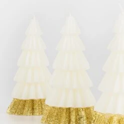 Meri-Meri Ivory Tree Candles (x 3) -Meri Meri media f54d6856 8fce 4278 8396 fad2db410a8b