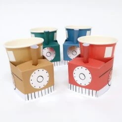 Meri-Meri Train Cups (x 8)