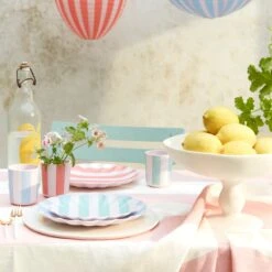 Meri-Meri Stripy Reusable Bamboo Small Plates (x 6) 18 Meri-Meri Stripy Reusable Bamboo Small Plates (x 6) -Meri Meri media f8656b94 5d65 4d60 8b71 4cb1d35aabbc