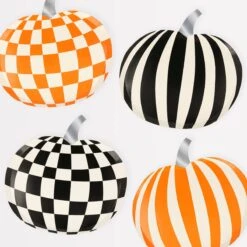 Meri-Meri Mod Pattern Pumpkin Plates (x 8)