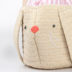 Meri-Meri Stripy Ear Bunny Basket Bag -Meri Meri media fa877565 a997 498e a3b9 ec539526cba0