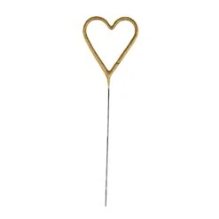 Meri-Meri Gold Sparkler Heart Candle -Meri Meri media fb0cf13a 982d 45e3 b4c9 3cfef4bbe905