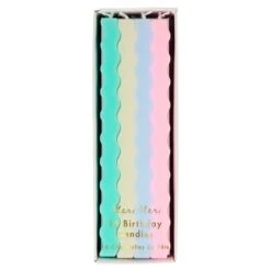 Meri-Meri Pastel Wavy Candles (x 16)