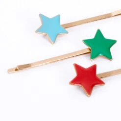 Meri-Meri Enamel Star Hair Slides (x 6) -Meri Meri media fdbba66a 1a51 4ccc 804d 657d81e4dcc1