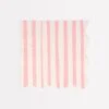 Meri-Meri Pink Stripe Large Napkins (x 16)