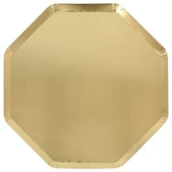 Meri-Meri Gold Dinner Plates (x 8)