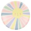 Meri-Meri Rainbow Sun Dinner Plates (x 12)