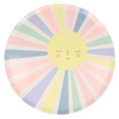 Meri-Meri Rainbow Sun Dinner Plates (x 12)