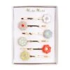 Meri-Meri Daisy Enamel Hair Slides (x 6)